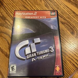 PS2 GRAN TURISMO 3 A-SPEC SONY PLAYSTATION 2 VIDEO GAME NO MANUAL TESTED WORKING